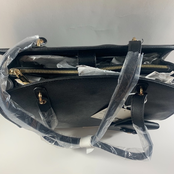 Anne Klein Winnie Tote Black Woman's Purse Bag NWT - Picture 5 of 10